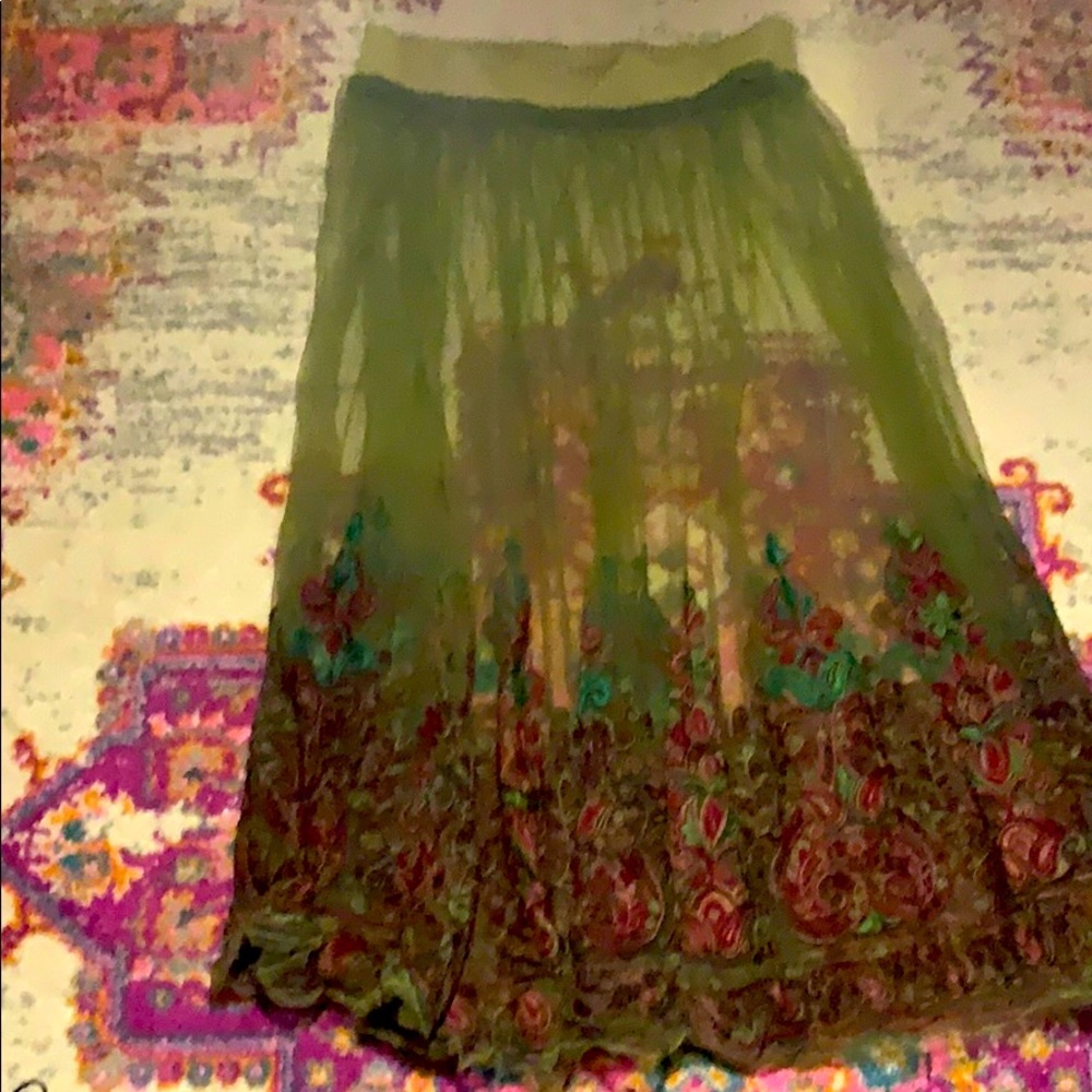 Sheer skirt